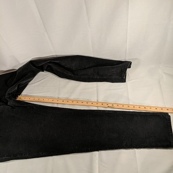 Michael Kors Corduroy Grant Classic Fit Pants Black 40x32 Cotton Men's Graphite - Picture 13 of 13